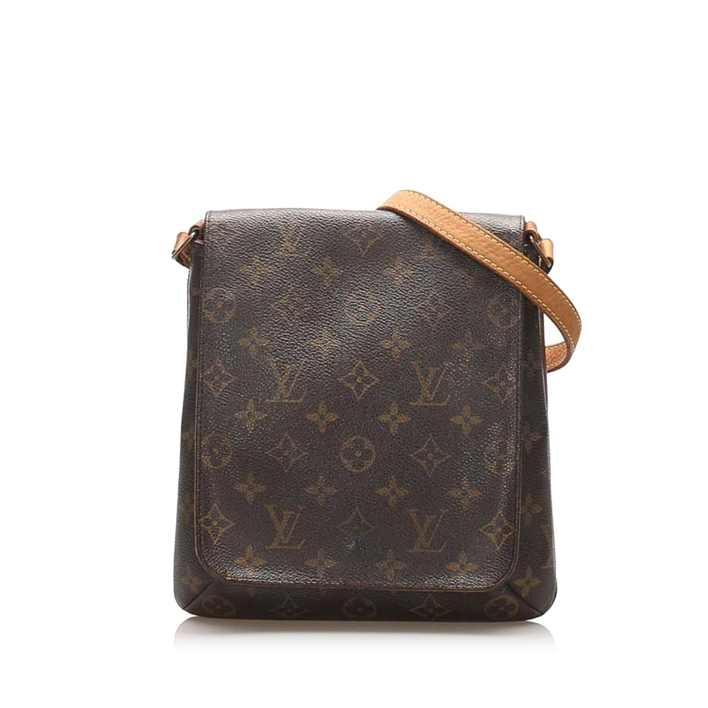 Louis-Vuitton Louis Vuitton Monogram Musette Salsa Short Strap Brown