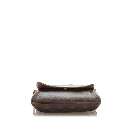 Louis-Vuitton Louis Vuitton Monogram Musette Salsa Short Strap Brown