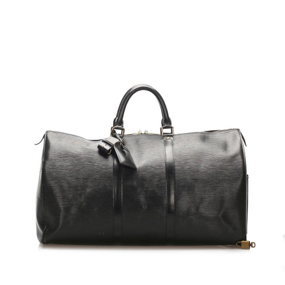 Louis-Vuitton Epi Keepall 50 Black