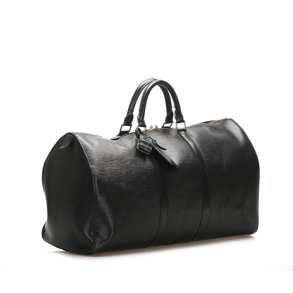 Louis-Vuitton Epi Keepall 50 Black