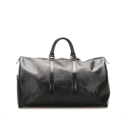 Louis-Vuitton Epi Keepall 50 Black