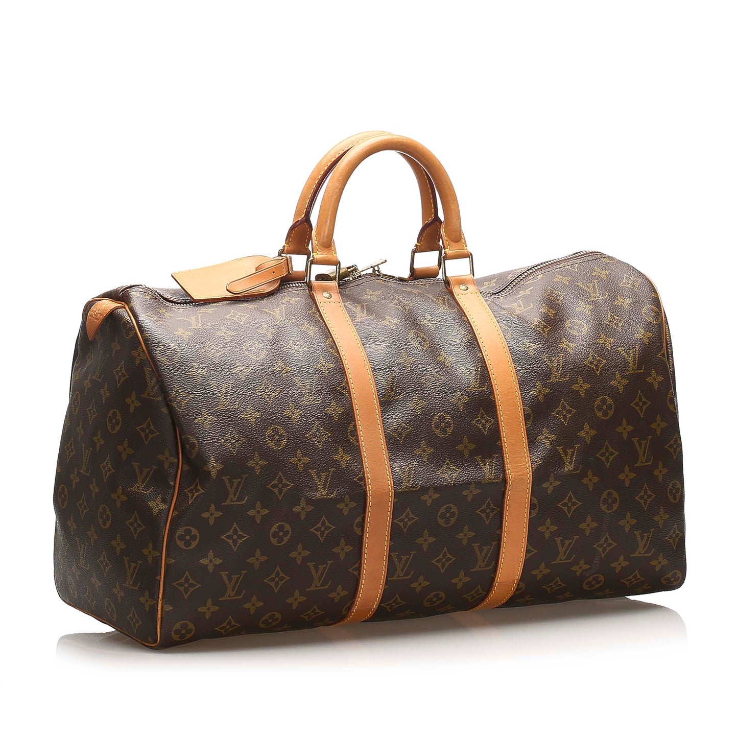 Louis-Vuitton Monogram Keepall 50 Brown