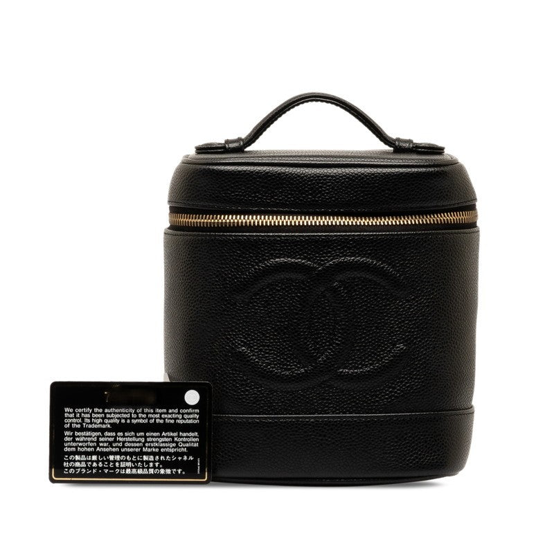 Chanel Vanity Bag Leather Vanity Bag A01998 in Good condition