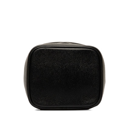 CHANEL CC Caviar Vanity Case Vanity Bag