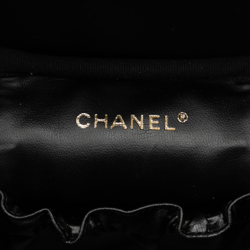 Chanel Vanity Bag Leather Vanity Bag A01998 in Good condition