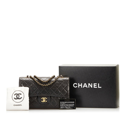 Chanel Medium Classic Lambskin Double Flap Shoulder Bag