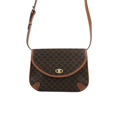 CELINE  Shoulder bag Brown Vintage a4uyd7