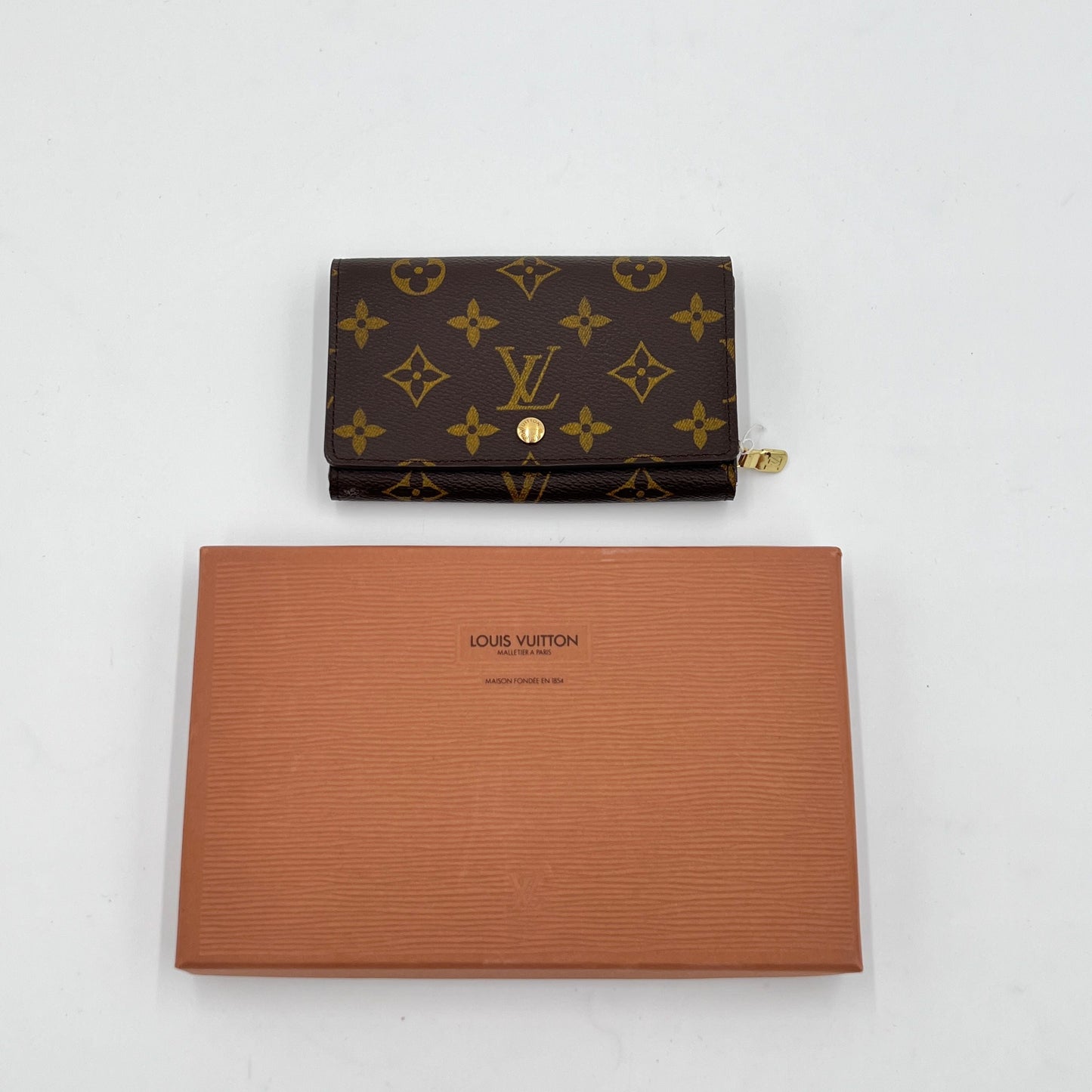 Louis Vuitton | Bags | Louis Vuitton Vintage Monogram Tresor Wallet Compact Snap Front Classic France AG370O