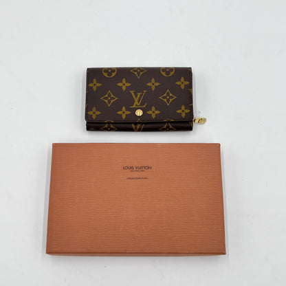 Louis Vuitton | Bags | Louis Vuitton Vintage Monogram Tresor Wallet Compact Snap Front Classic France AG370O