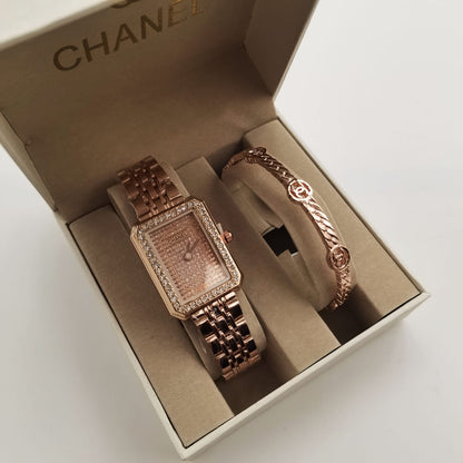 Chanel Watch and Bangle Set