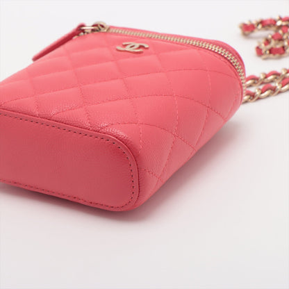 Chanel Matrasse Caviar S Chain Shoulder Bag Pink G
