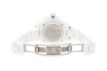 Chanel White J12 Quartz Swiss-Made Watch