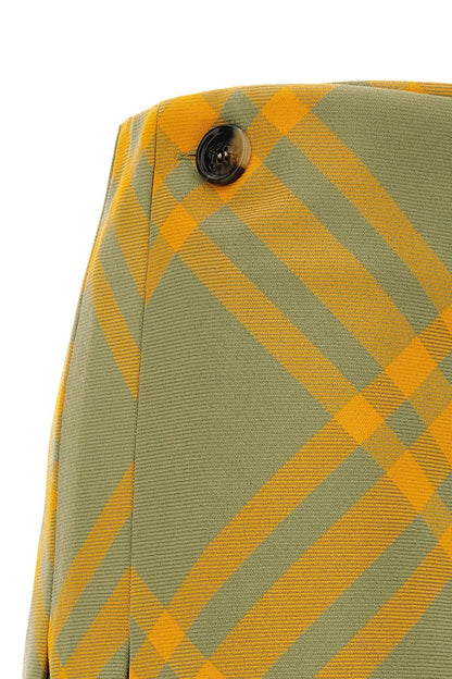 Burberry Women Check Kilt Skirt