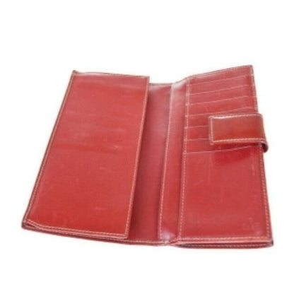 Gucci Red And Black Xl Tom Ford Checkbook Style Wallet