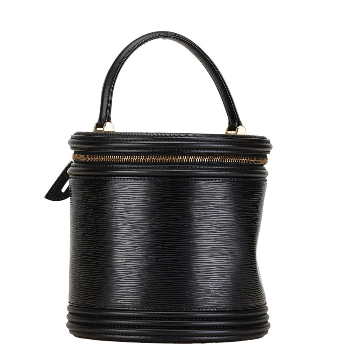 Louis Vuitton  Noir Leather Handbag Vanity Bag