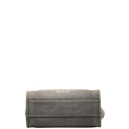 CHANEL DOVILLE MEDIUM Tote MM SHOLDER BAG TORTE BAG GREY BLACK CANVES LEADER LADY CHANEL CHANEL