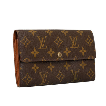 Louis Vuitton Sarah Long Wallet Monogram M61725 PVC/Leather Brown