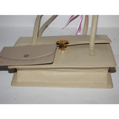 Gucci Dionysus Top Bag Boxy Structured Handle Kelly Ivory Texured Leather Satchel
