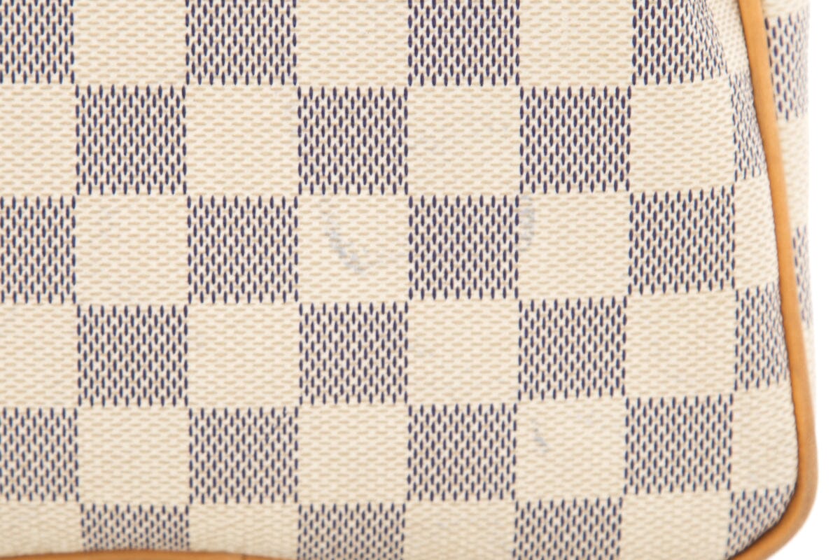 Louis Vuitton 2008 White Damier Speedy HandBag