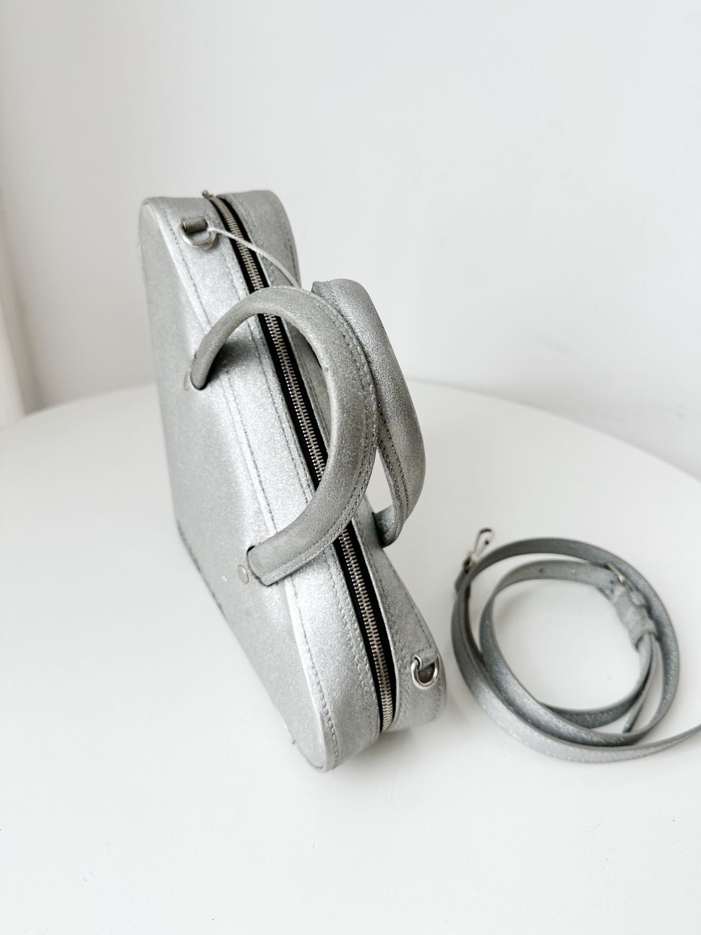Balenciaga clutch silver 24cm