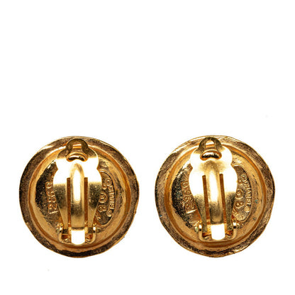 Chanel Vintage Logo Earrings G Pearl  Chanel