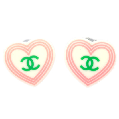 Chanel Earrings Clip-On White 04C