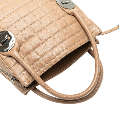 Chanel Choco Bar Caviar Skin Handbag