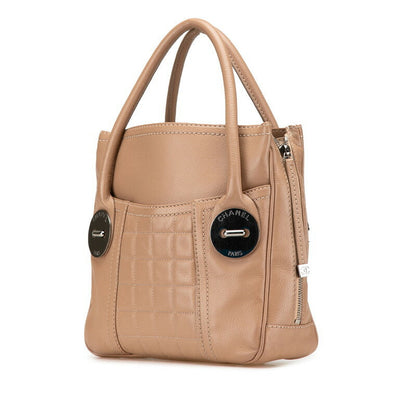 Chanel Choco Bar Caviar Skin Handbag