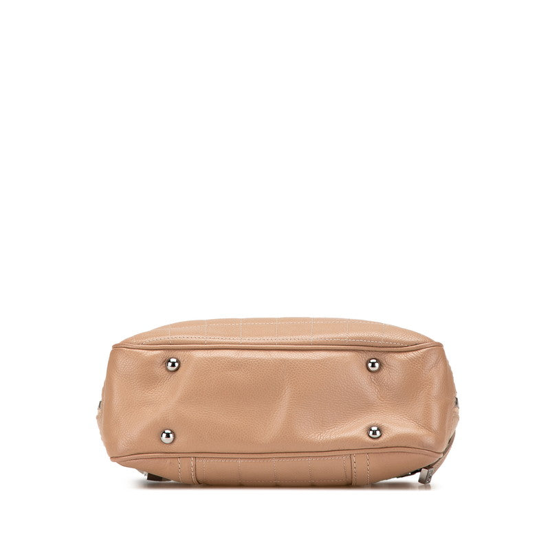 Chanel Choco Bar Caviar Skin Handbag