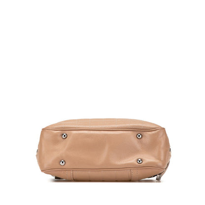 Chanel Choco Bar Caviar Skin Handbag