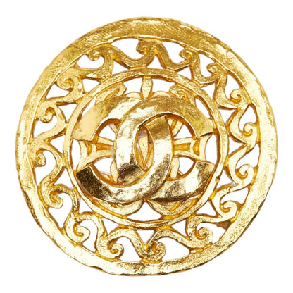 Chanel CC Medallion Brooch  Metal Brooch in Good condition
