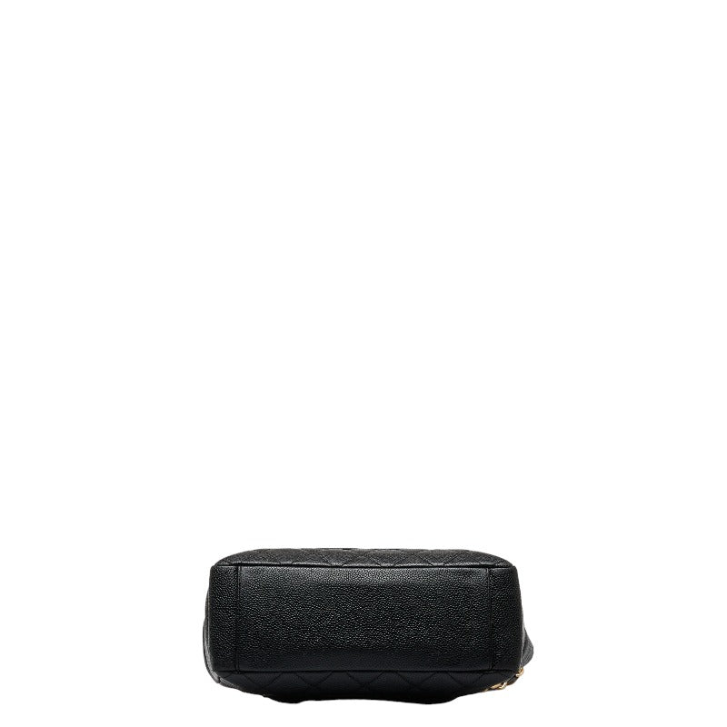 Chanel CC Caviar Grand Shopping Tote Leather Tote Bag in Good condition