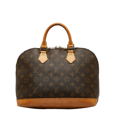 Louis Vuitton Monogram Alma Handbag M51130 Brown PVC Leather  Louis Vuitton