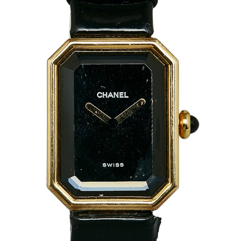 Chanel  Chanel Premiere M Ladies' Quartz Watch with Black Gold Stainless Steel Leather Band,  Metal Other in Good condition