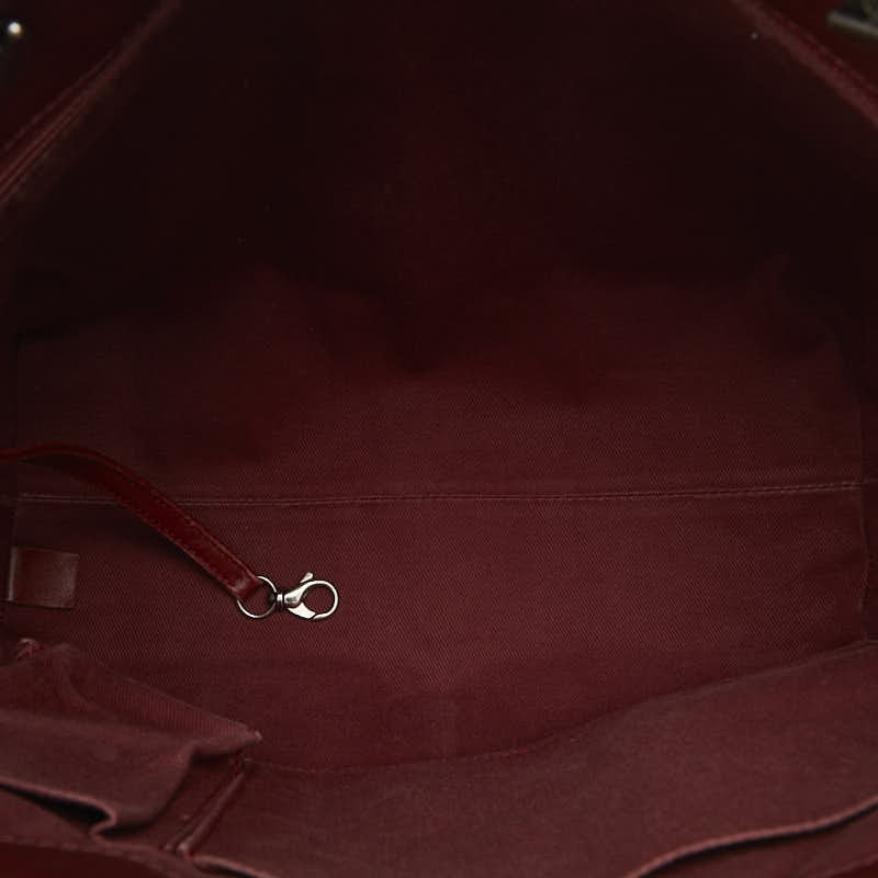 Chanel Aged Lambskin Shopping Tote Leather Tote Bag in Good condition