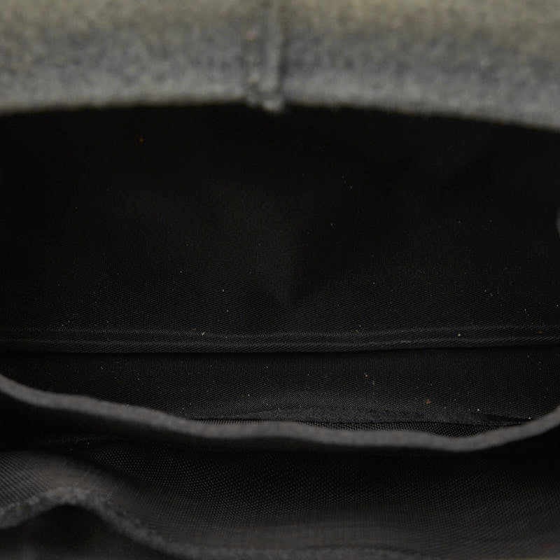 Chanel Identification Millenium Hard Case Bag Cotton Crossbody Bag in Good condition