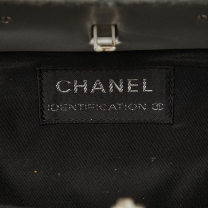 Chanel Identification Millenium Hard Case Bag Cotton Crossbody Bag in Good condition