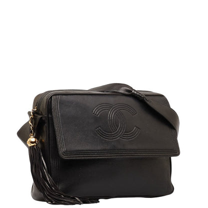CC Leather Fringe Camera Bag - '10s