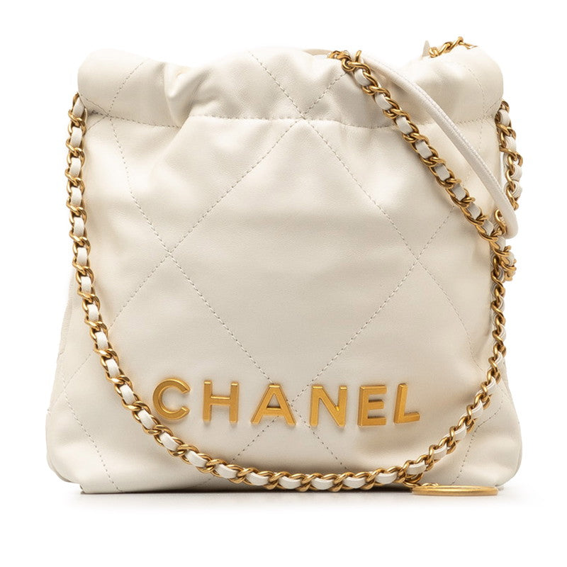 Chanel Chanel 22 Hobo Bag  Leather Shoulder Bag in Excellent condition