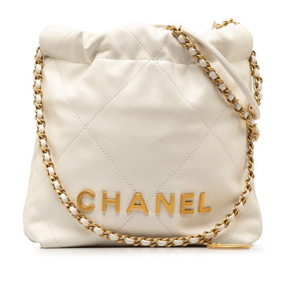 Chanel Chanel 22 Hobo Bag  Leather Shoulder Bag in Excellent condition