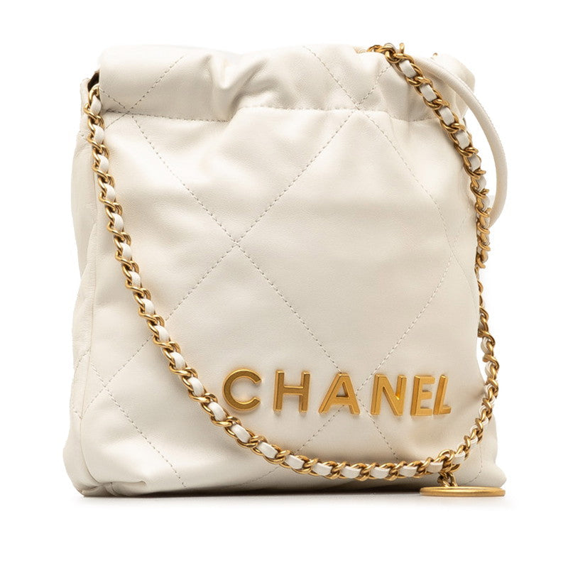 Chanel Chanel 22 Hobo Bag  Leather Shoulder Bag in Excellent condition