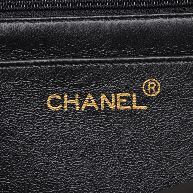 Jumbo Quilted Leather Single Flap Bag - '10s