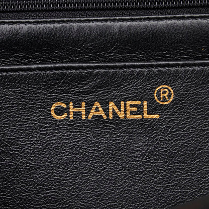 Jumbo Quilted Leather Single Flap Bag - '10s