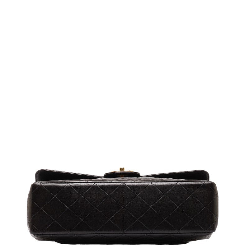 Jumbo Quilted Leather Single Flap Bag - '10s