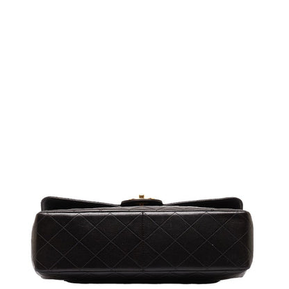 Jumbo Quilted Leather Single Flap Bag - '10s