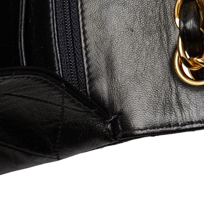 Jumbo Quilted Leather Single Flap Bag - '10s