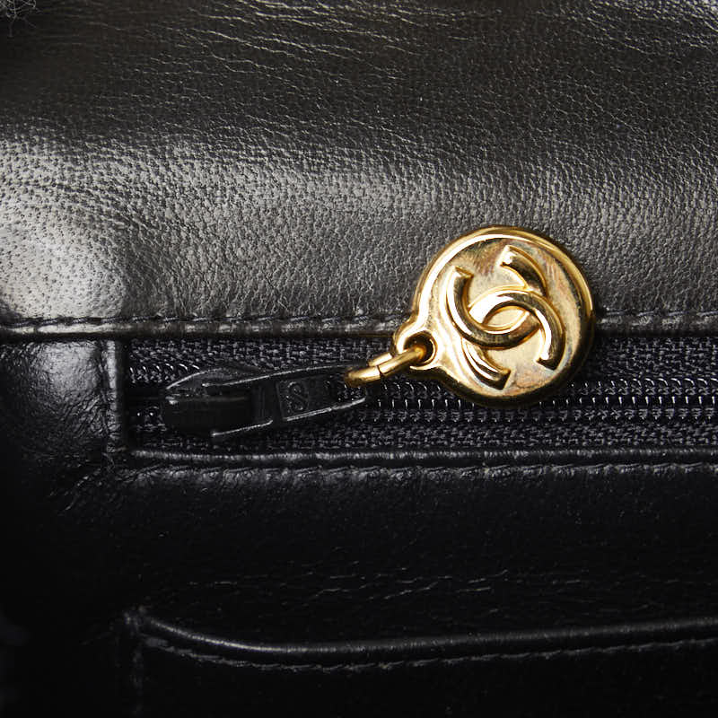 Jumbo Quilted Leather Single Flap Bag - '10s