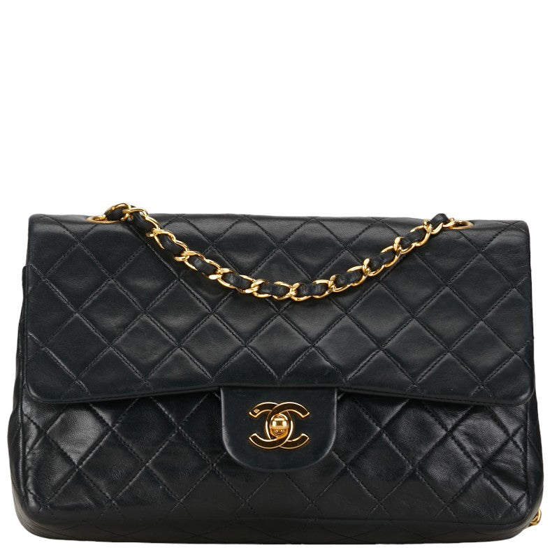 Chanel Medium Classic Double Flap Bag  Leather Shoulder Bag in Good condition