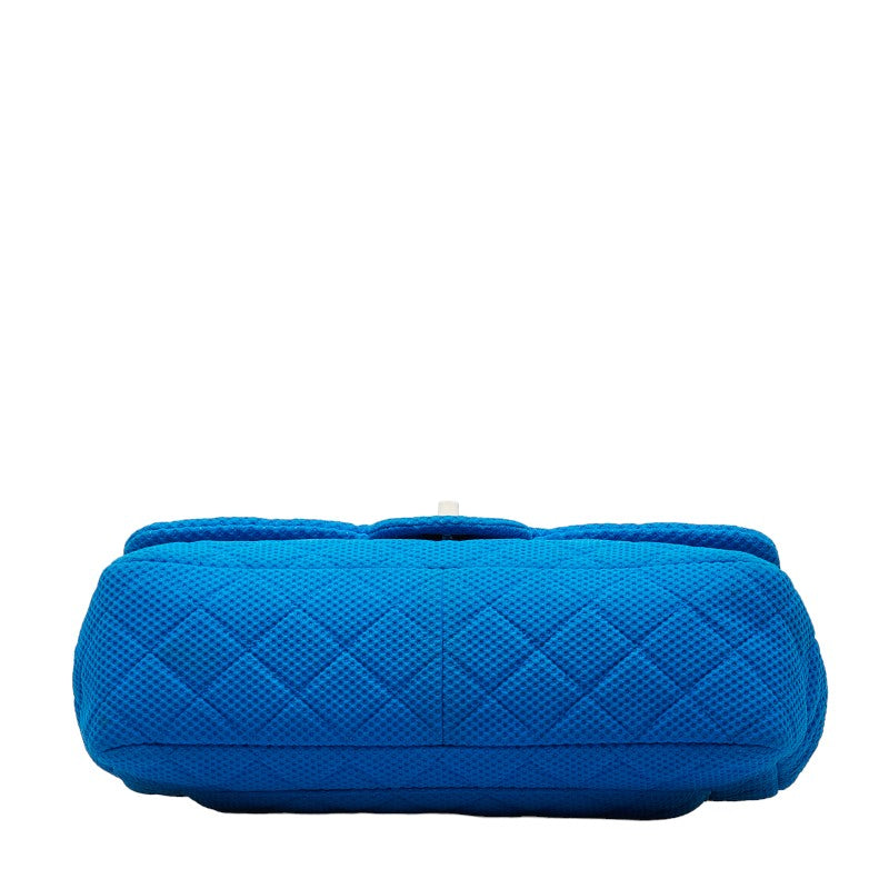 Chanel Jumbo Canvas Single Flap Bag Canvas Shoulder Bag in Good condition