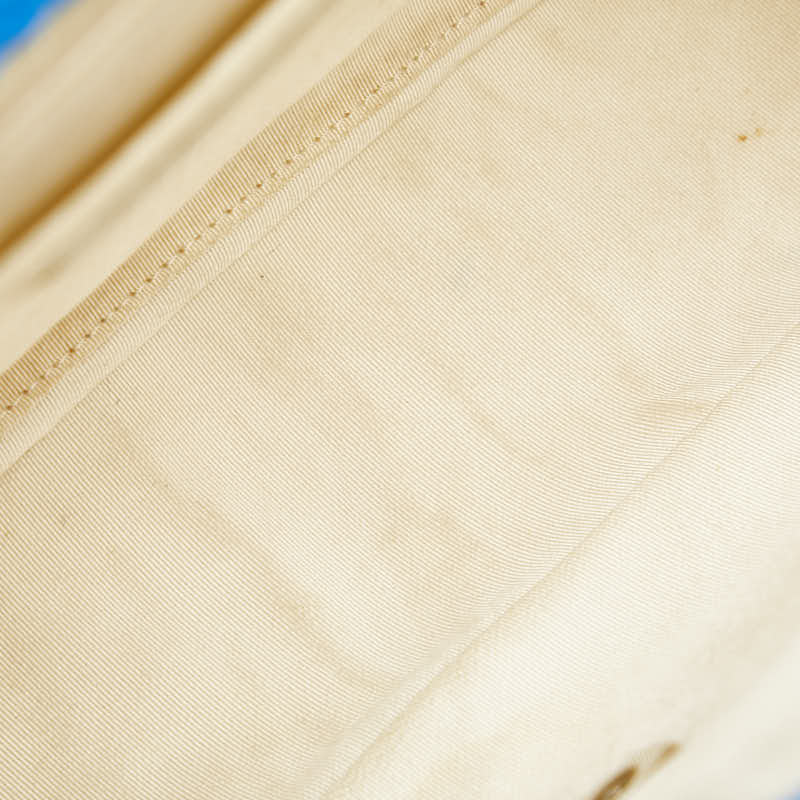 Chanel Jumbo Canvas Single Flap Bag Canvas Shoulder Bag in Good condition